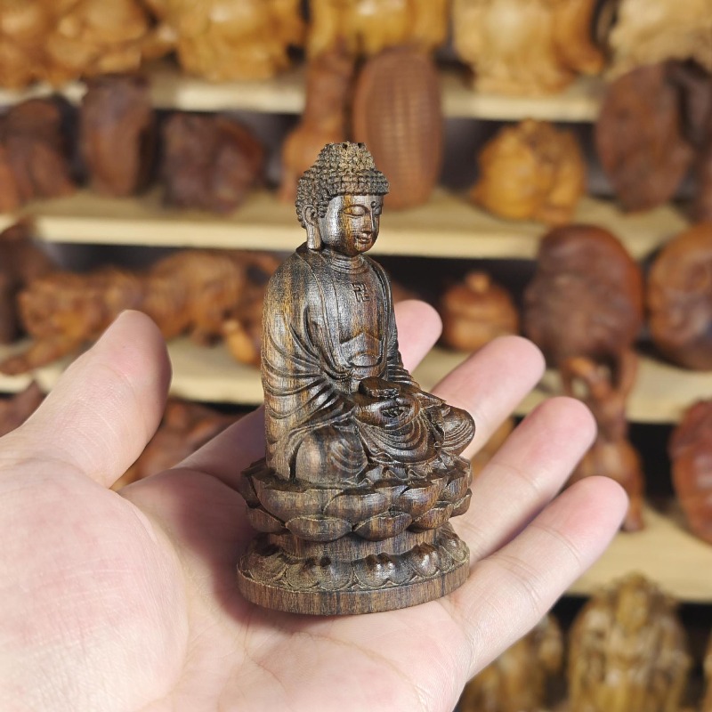 Hand-Carved Agarwood Buddha St - Home Decor Indonesia reseña y precio