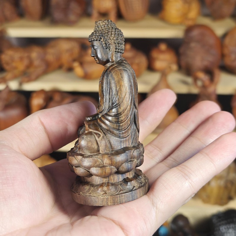 Hand-Carved Agarwood Buddha St - Home Decor Indonesia reseña y precio