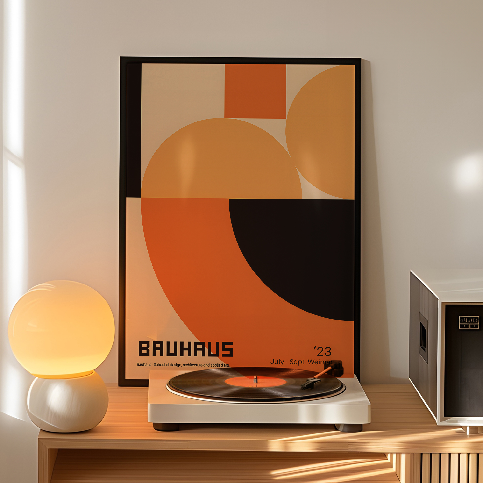Modern Geometry Bauhaus School - Home Decor Nepal reseña y precio
