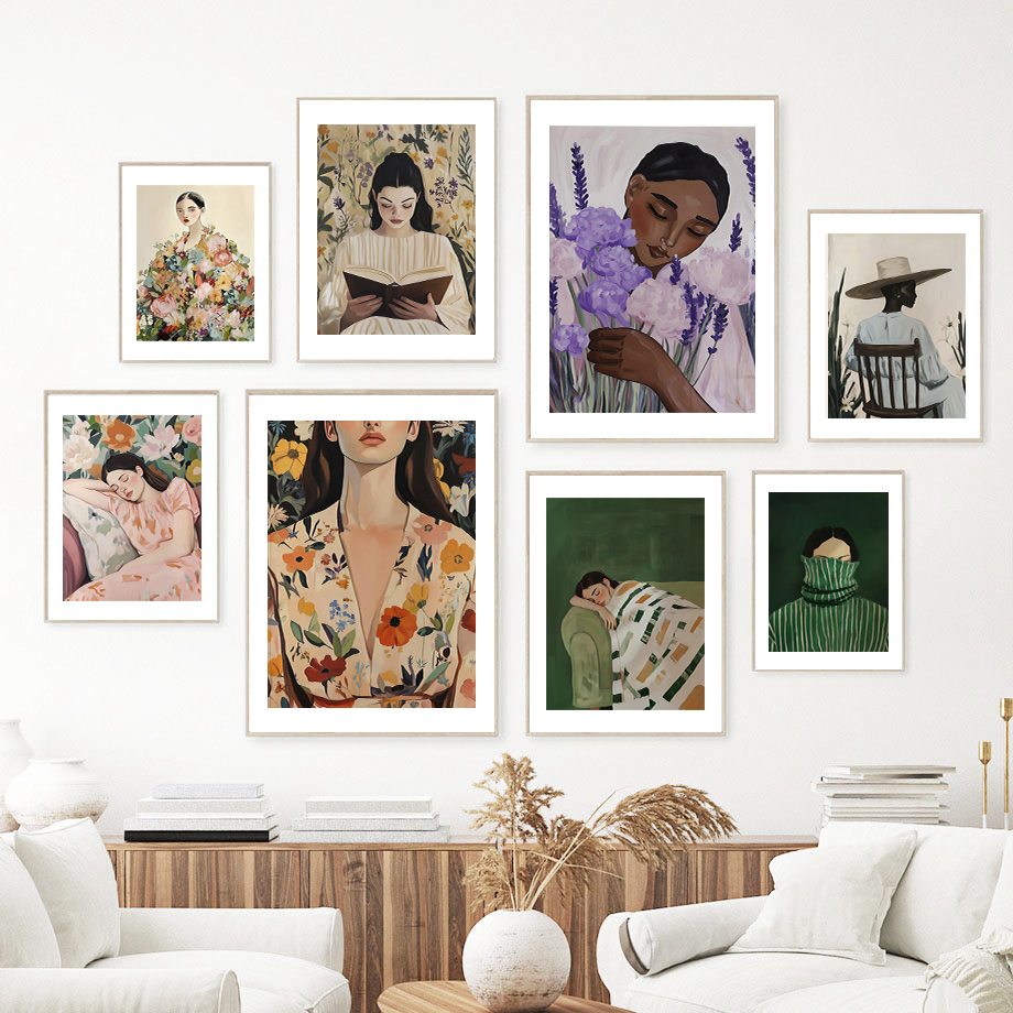 Woman Minimalist Woman Portrai - Home Decor Minimal reseña y precio