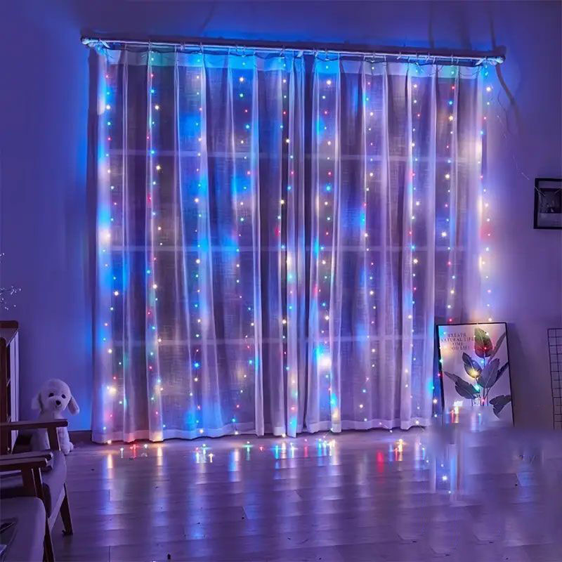 USB LED Curtain Lights Wedding - String Curtain Light reseña y precio
