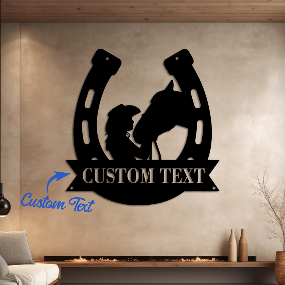 1pc Fashion Customized Horsesh - Home Decor Living Room reseña y precio