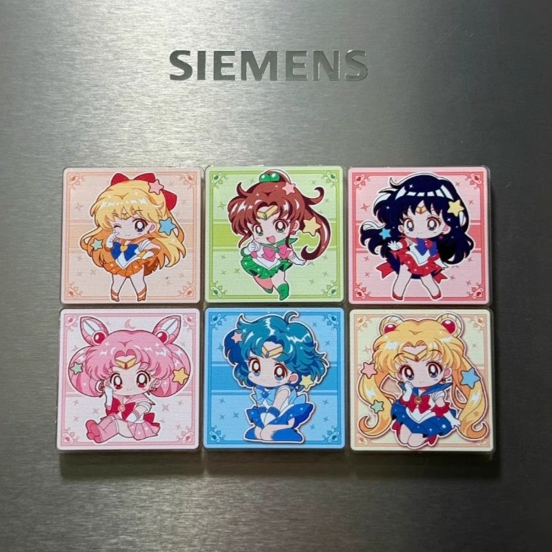 7Pcs/set Sailor Moon Anime Car - Home Decor Sticker reseña y precio