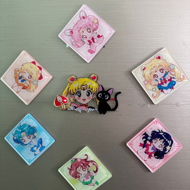 7Pcs/set Sailor Moon Anime Car - Home Decor Sticker reseña y precio