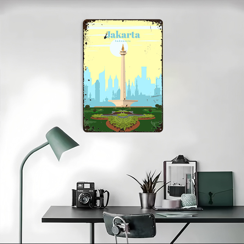Travel to Jakarta Printing Pos - Home Decor Jakarta reseña y precio