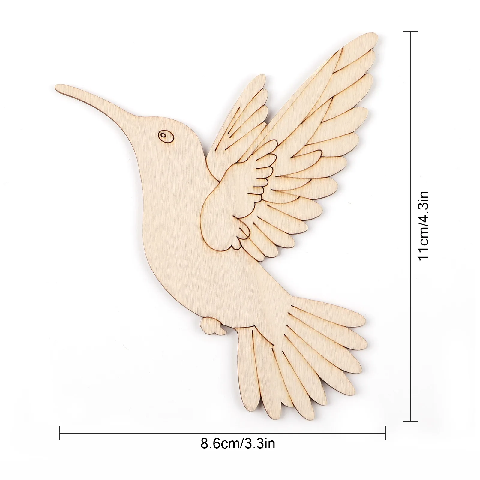 10pcs Unfinished Wood Animal B - Home Decor Free reseña y precio