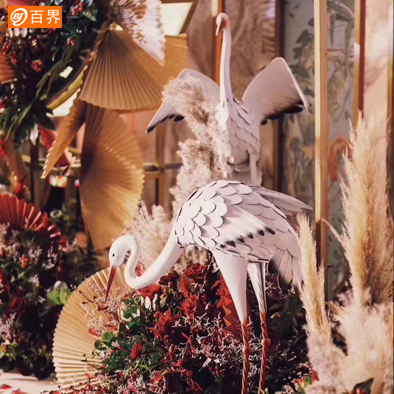 Wrought Iron Red-crowned Crane - Home Decor Simulator reseña y precio