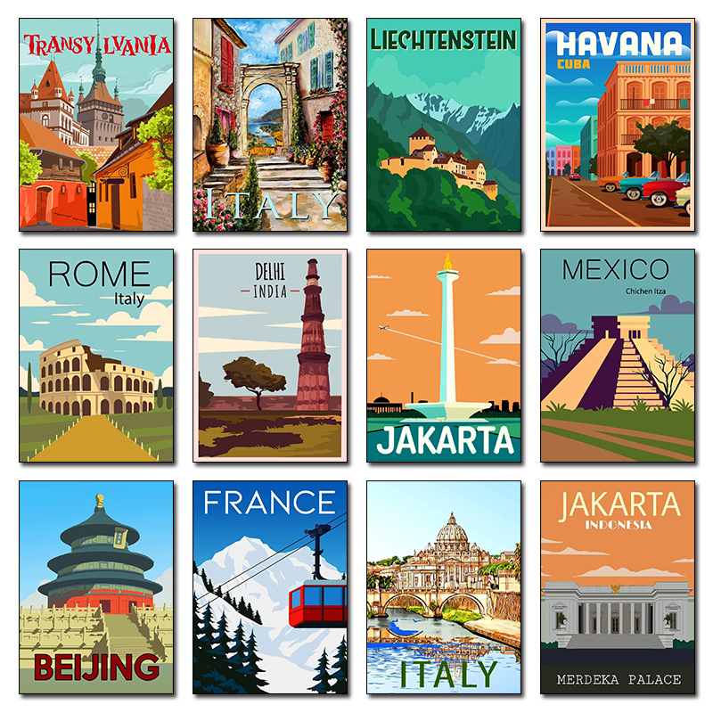 Modern City Landmarks Beijing  - Home Decor Jakarta reseña y precio