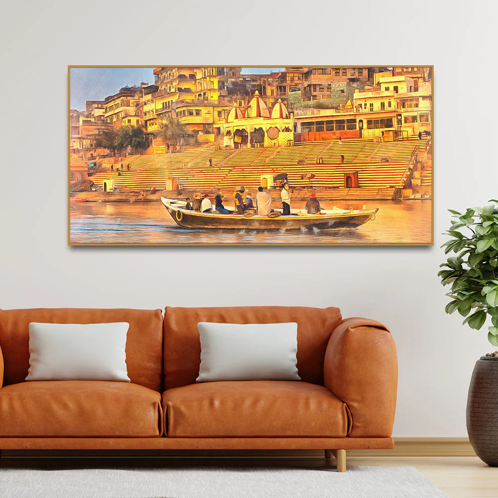 Golden Varanasi Sacred Site La - Home Decor Varanasi reseña y precio