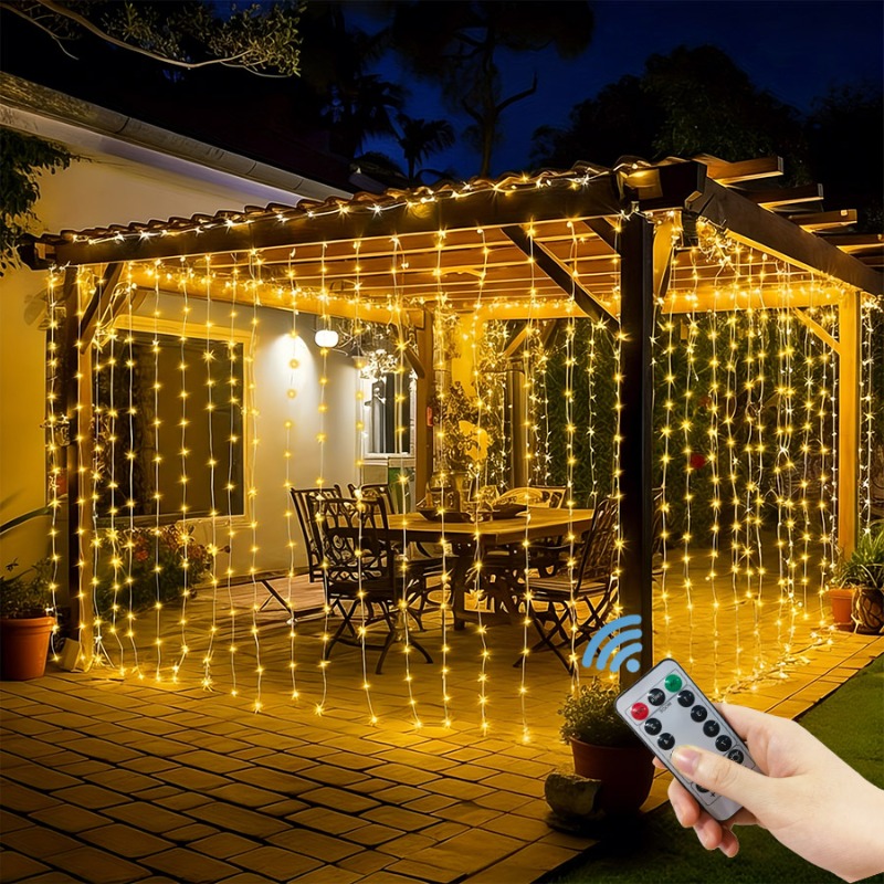 3/4/6m LED Curtain String Ligh - String Curtain Light reseña y precio