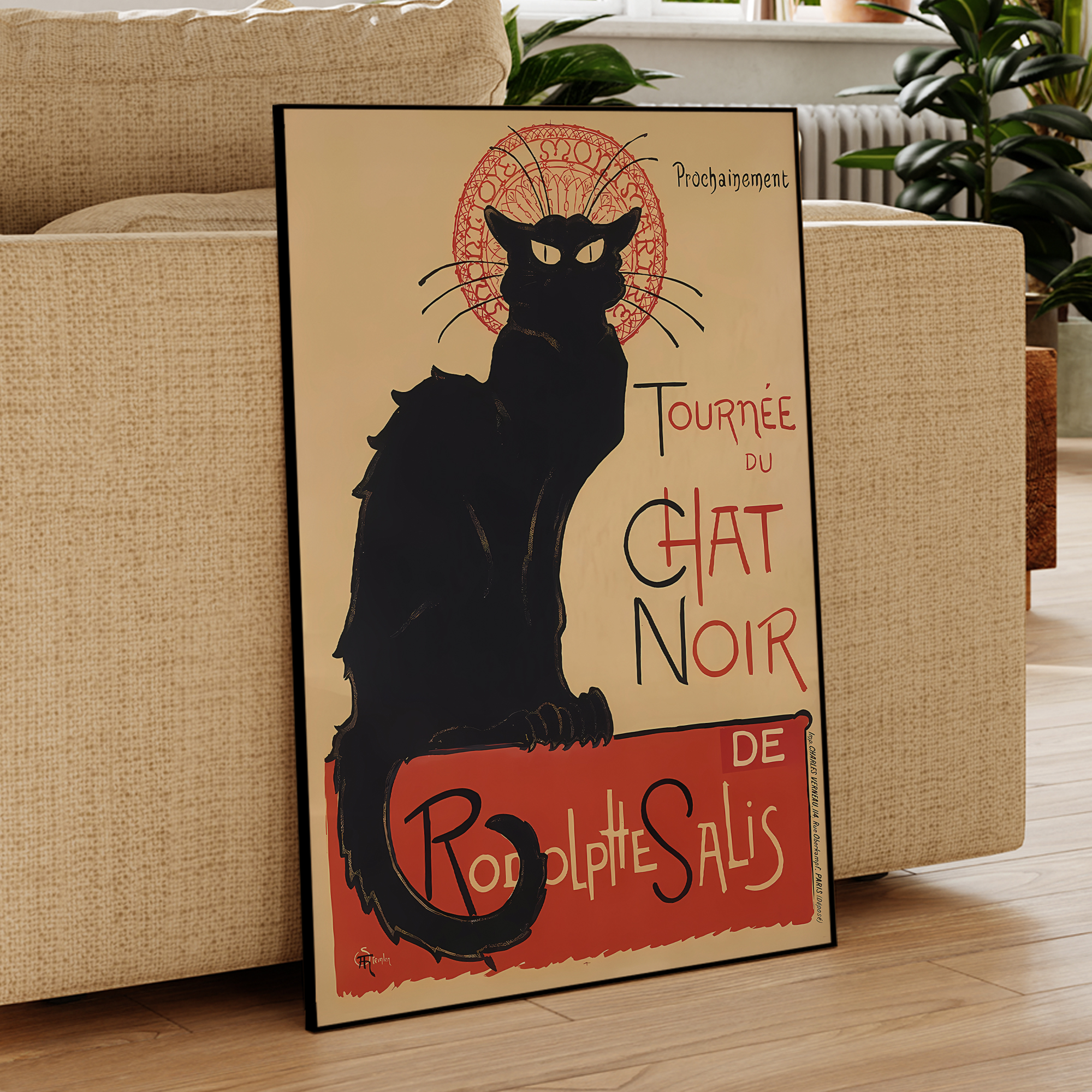 Modern Chat Noir - Black Cat V - Home Decor Nepal reseña y precio