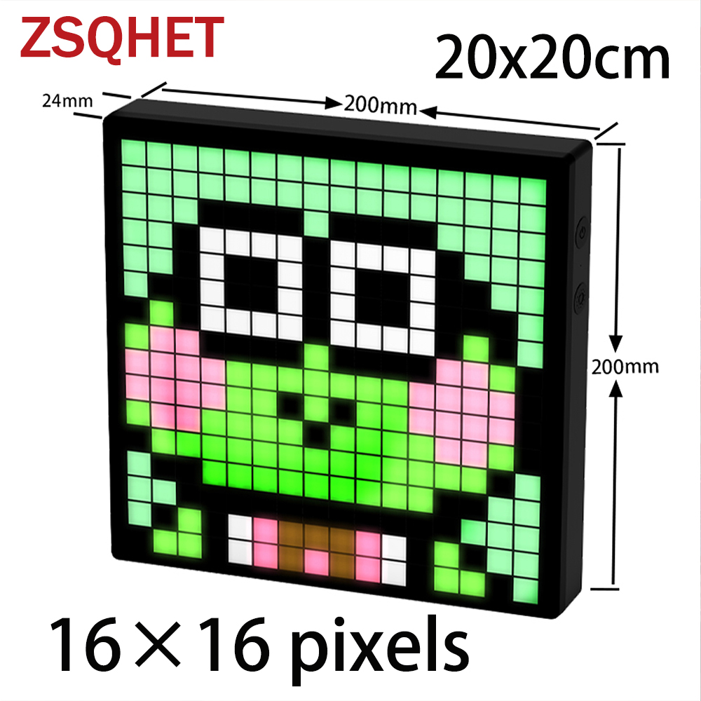 ZSQHET LED Pixel Art Display S - Home Decor Free App reseña y precio