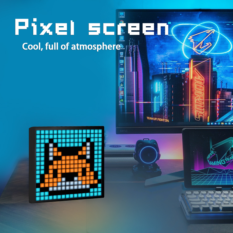 ZSQHET LED Pixel Art Display S - Home Decor Free App reseña y precio