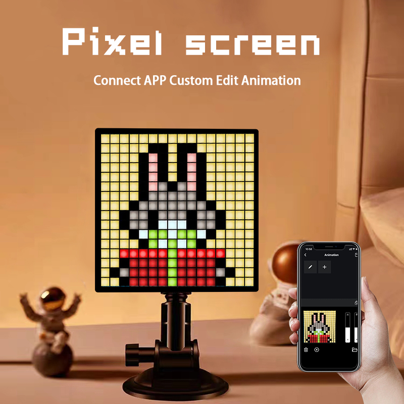 ZSQHET LED Pixel Art Display S - Home Decor Free App reseña y precio