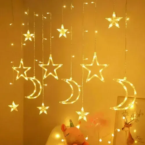 LED Fairy String Window Curtai - String Curtain Light reseña y precio