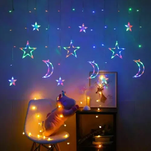 LED Fairy String Window Curtai - String Curtain Light reseña y precio
