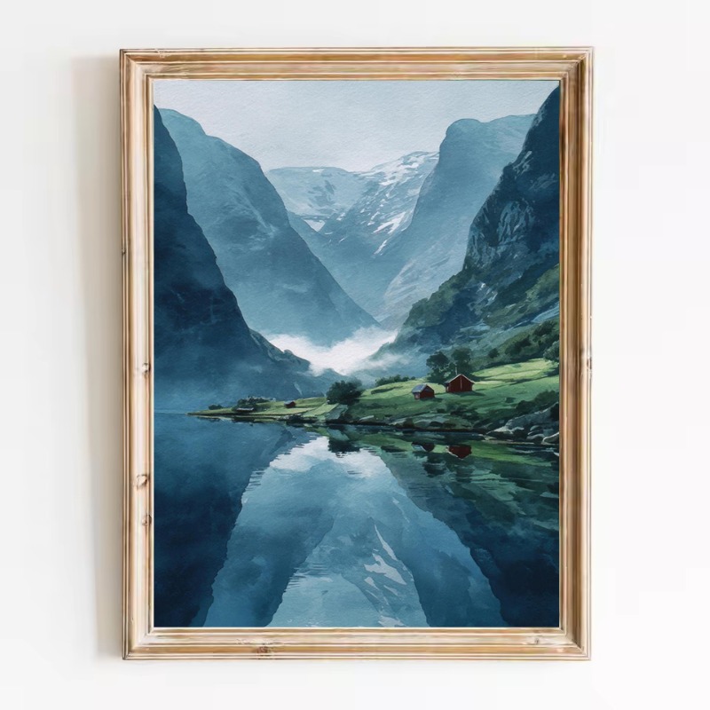Watercolor World Travel Landsc - Home Decor Bali reseña y precio