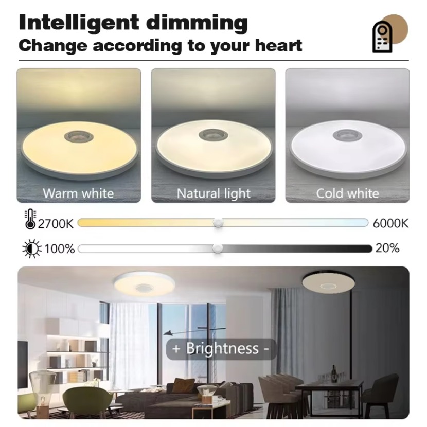 TUYA Smart Music Ceiling Light - Home Decor Free App reseña y precio