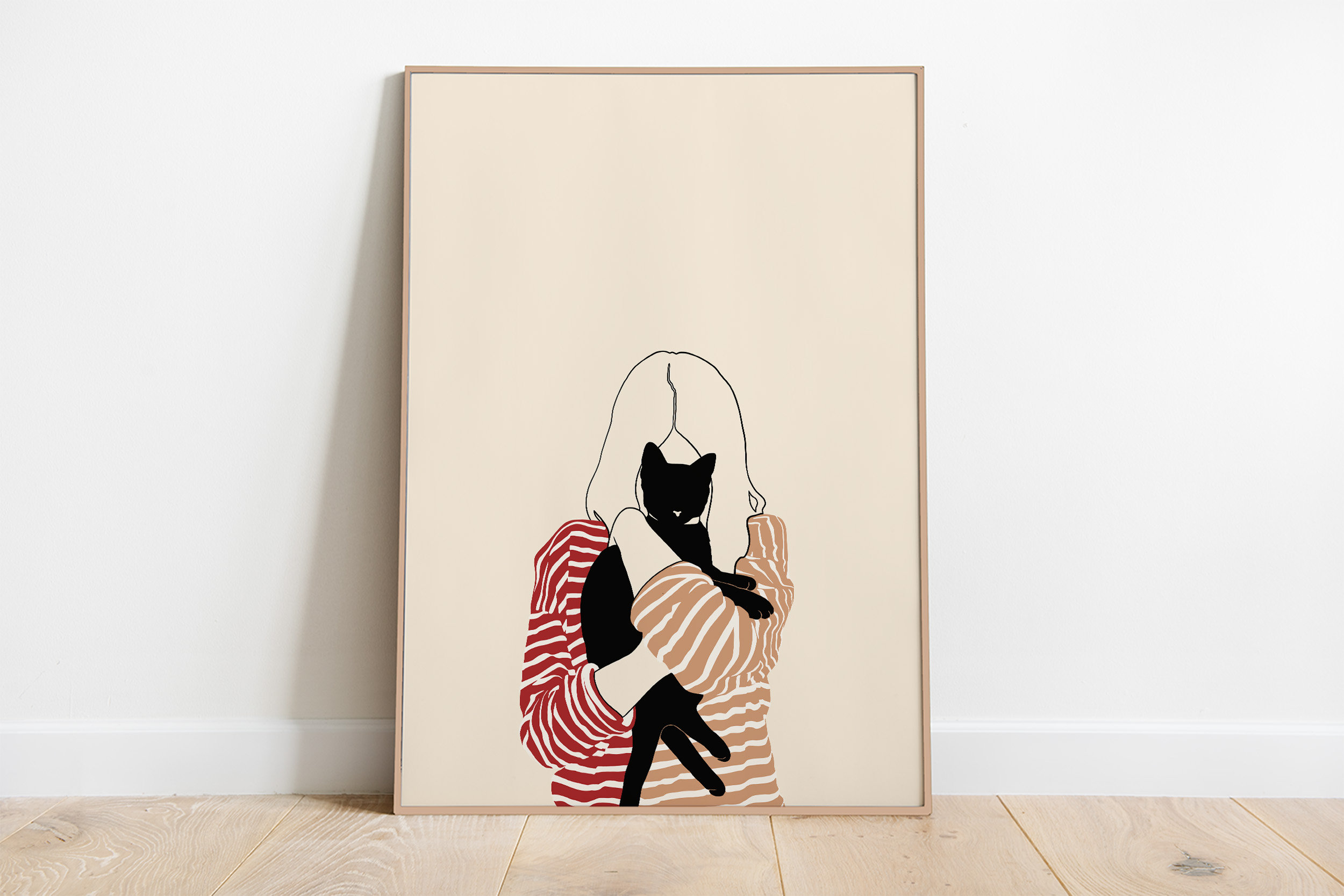 Minimalist Aesthetic Cute Anim - Home Decor Minimal reseña y precio