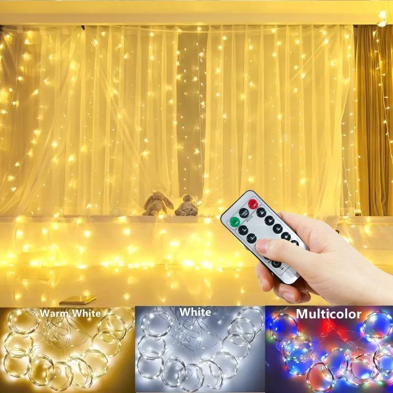 3m/4m/6m USB Power Curtain Str - String Curtain Light reseña y precio
