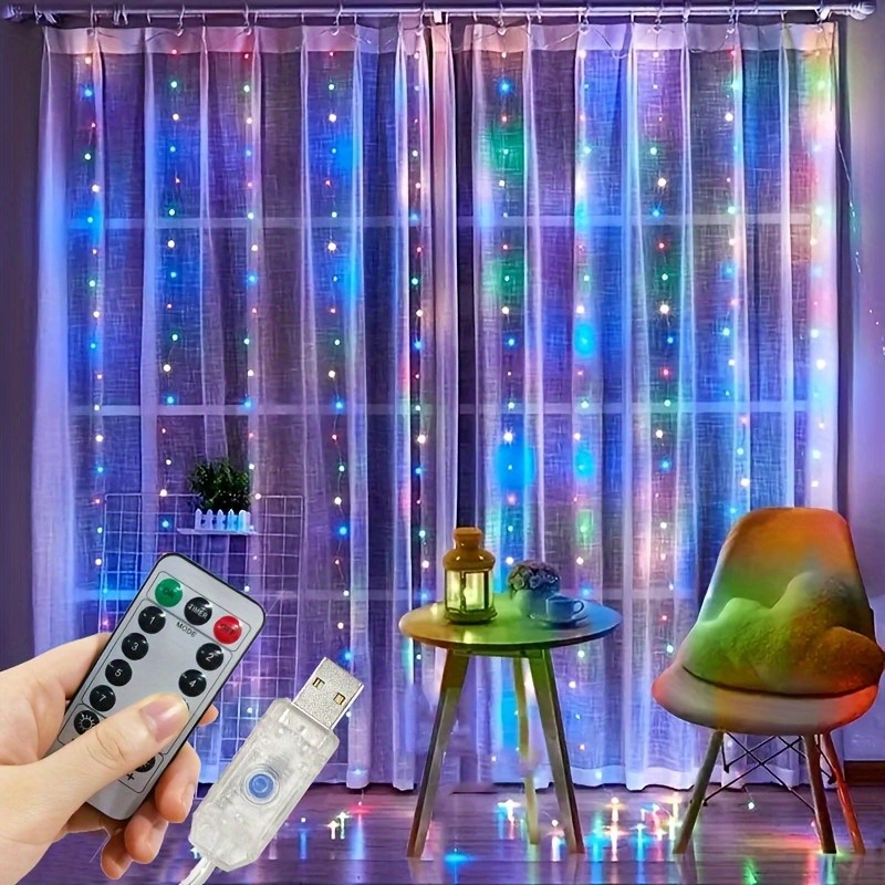 3m/4m/6m USB Power Curtain Str - String Curtain Light reseña y precio
