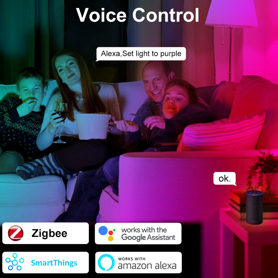 Zigbee Smart LED Light Bulb 15 - Home Decor Free App reseña y precio