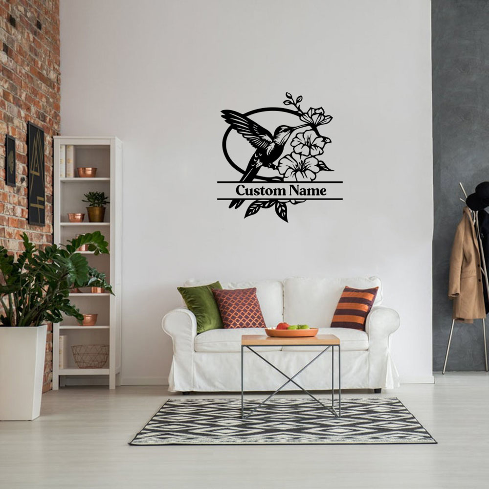1PC Creative Bird Flower Custo - Home Decor Sticker reseña y precio