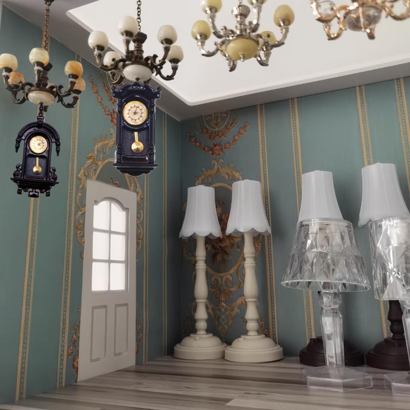 1/12 Dollhouse Vintage Simulat - Home Decor Simulator reseña y precio