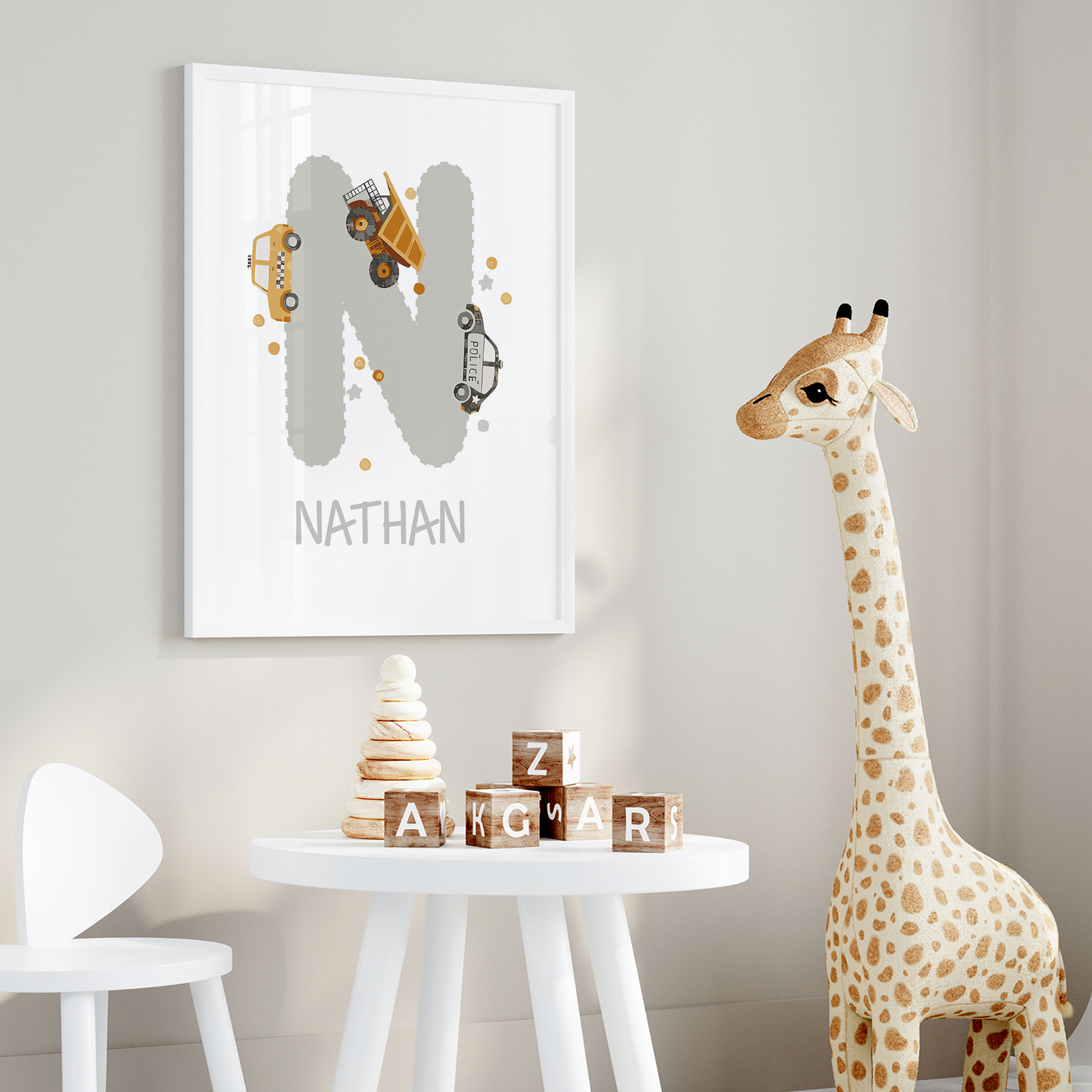 3pcs Personalized Custom Name  - Home Decor Nepal reseña y precio