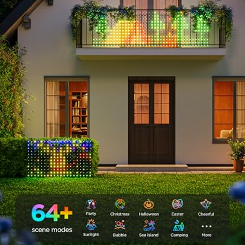RGB Mesh Lights LED String Wat - String Curtain Light reseña y precio