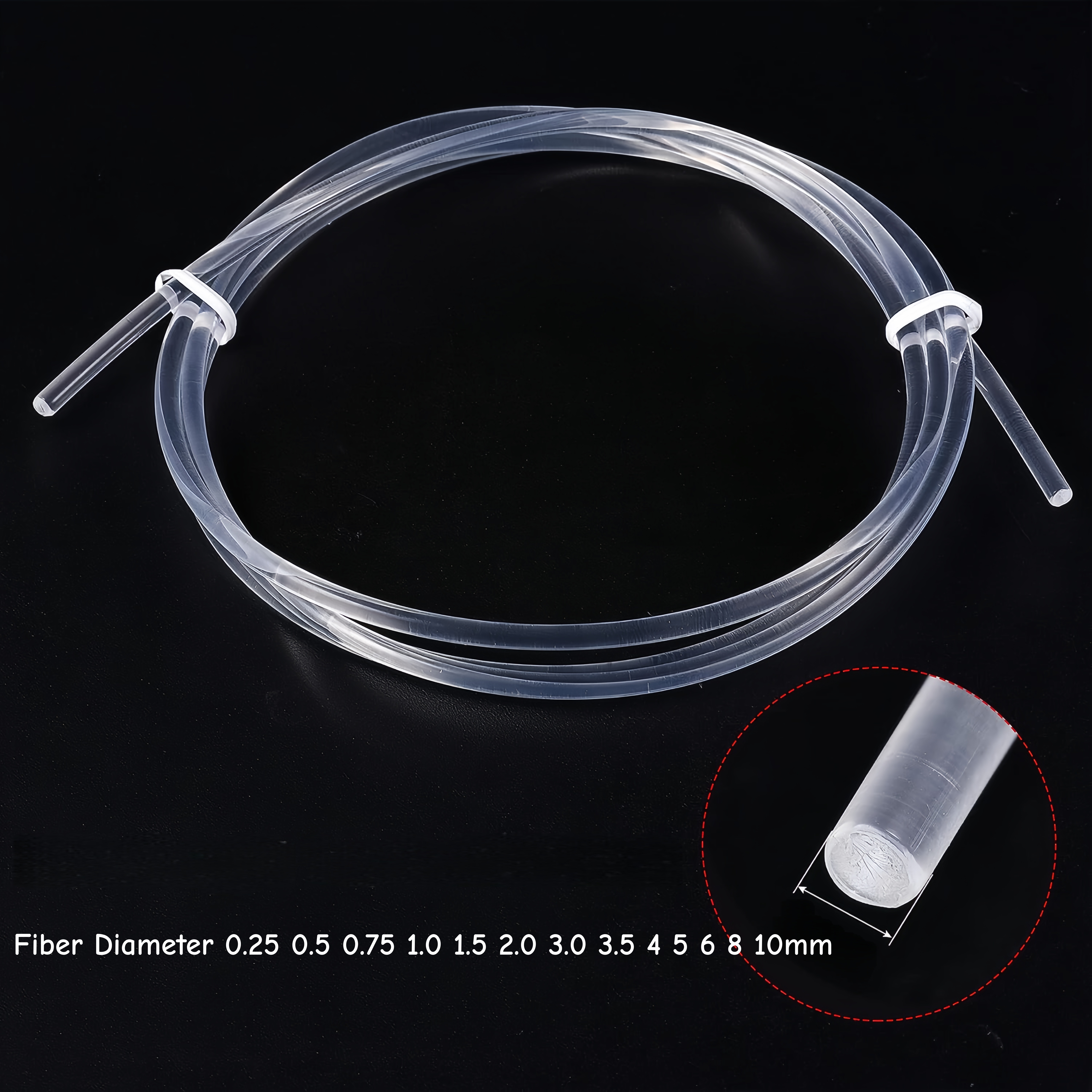 Dia.0.25mm~10.0mm Side Glow Fi - String Curtain Light reseña y precio