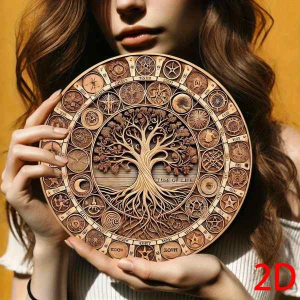 2026 Wooden 2D Flat Smile You' - Home Decor Emoji reseña y precio