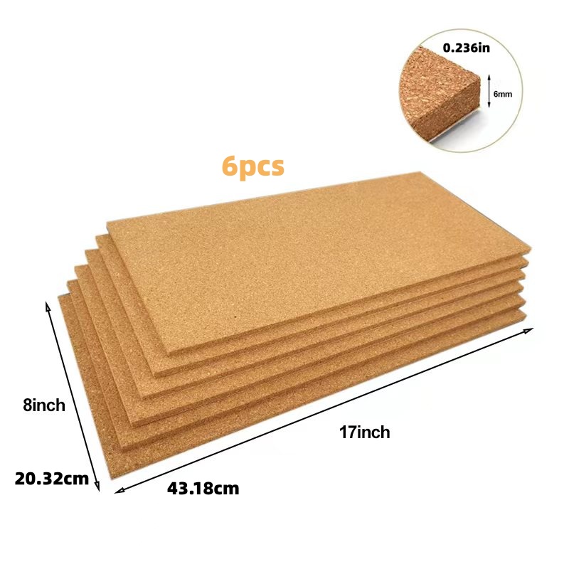 2/4/6 Pieces of Cork Bulletin  - Home Decor Vision Board reseña y precio