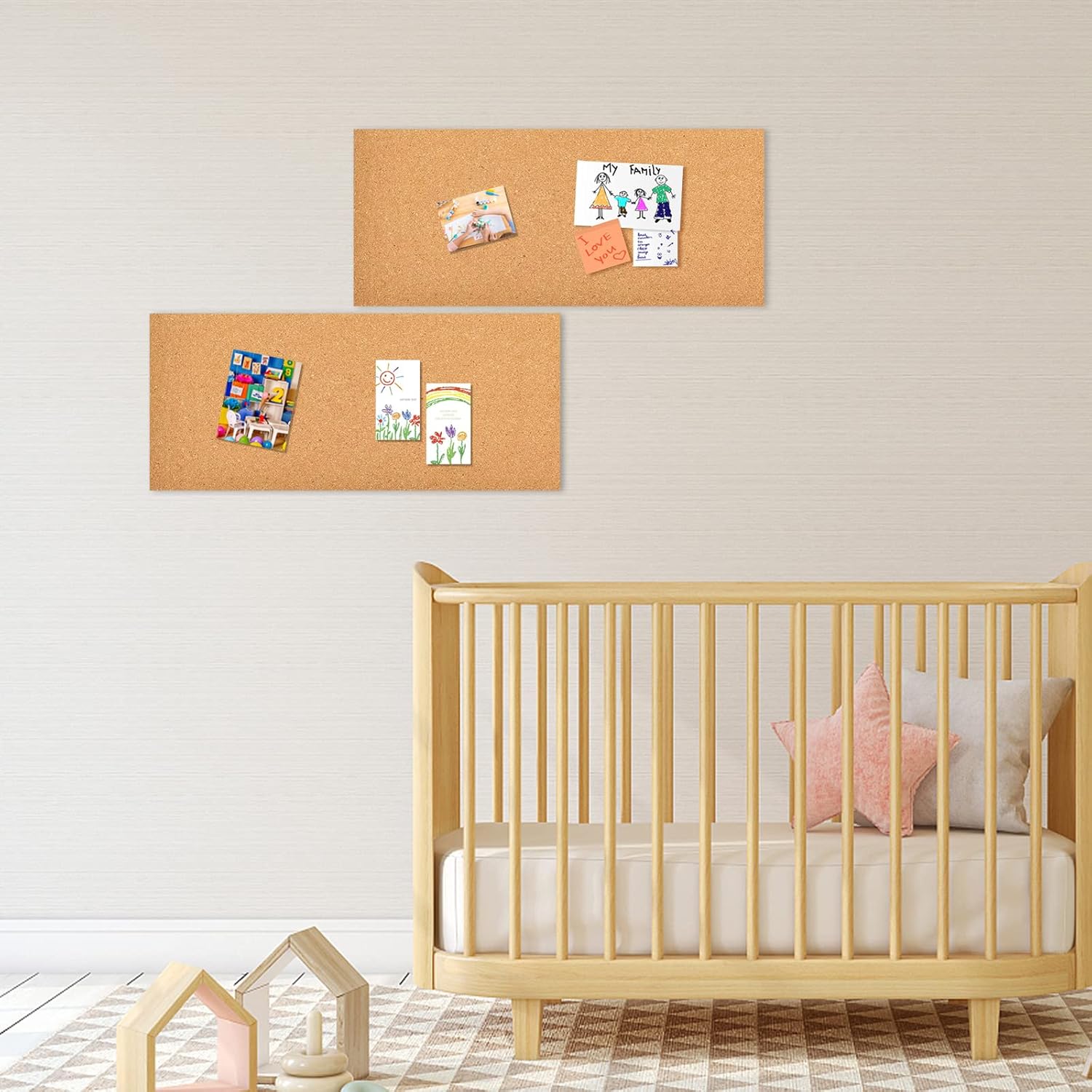 2/4/6 Pieces of Cork Bulletin  - Home Decor Vision Board reseña y precio