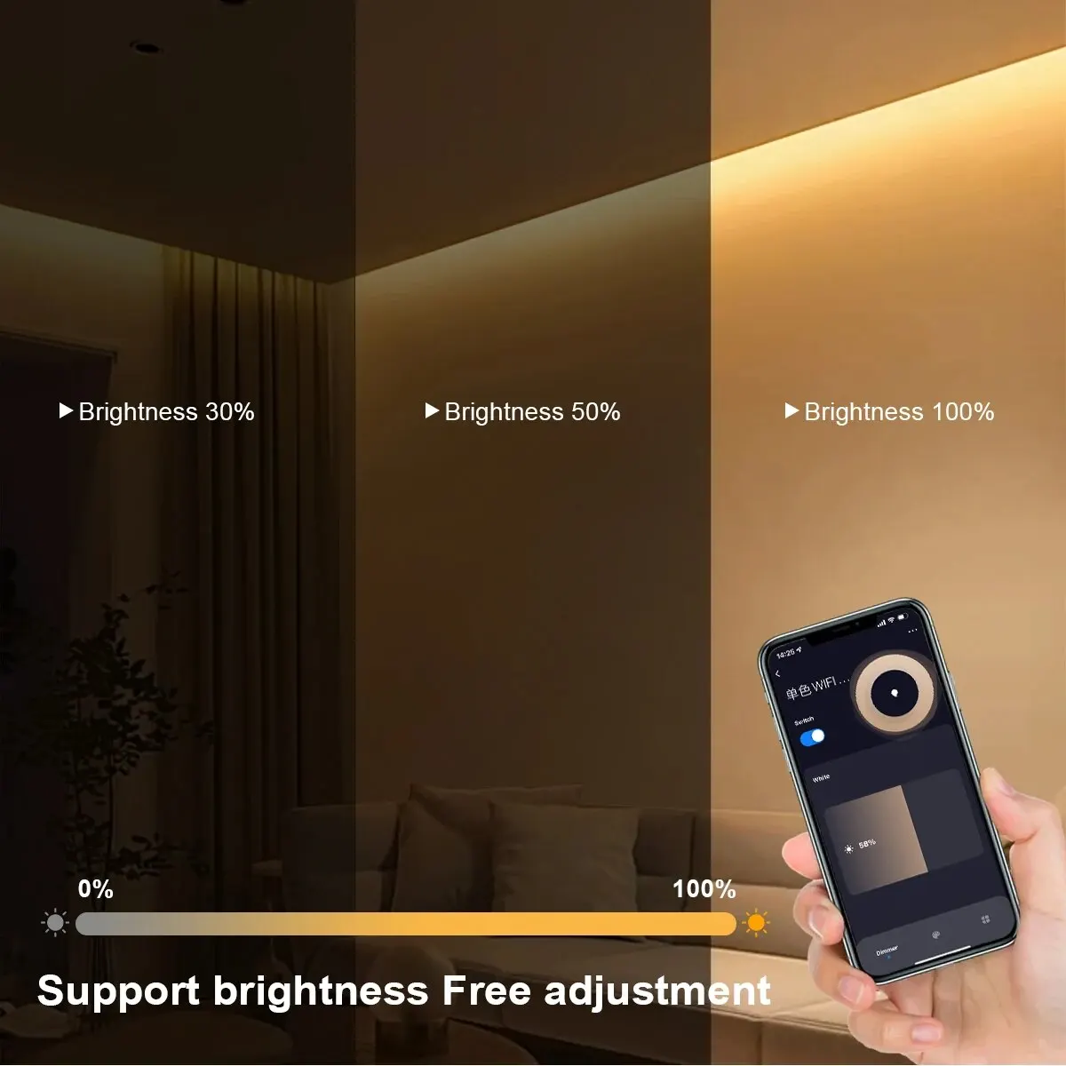Tuya Smart COB LED Strip Light - Home Decor Free App reseña y precio