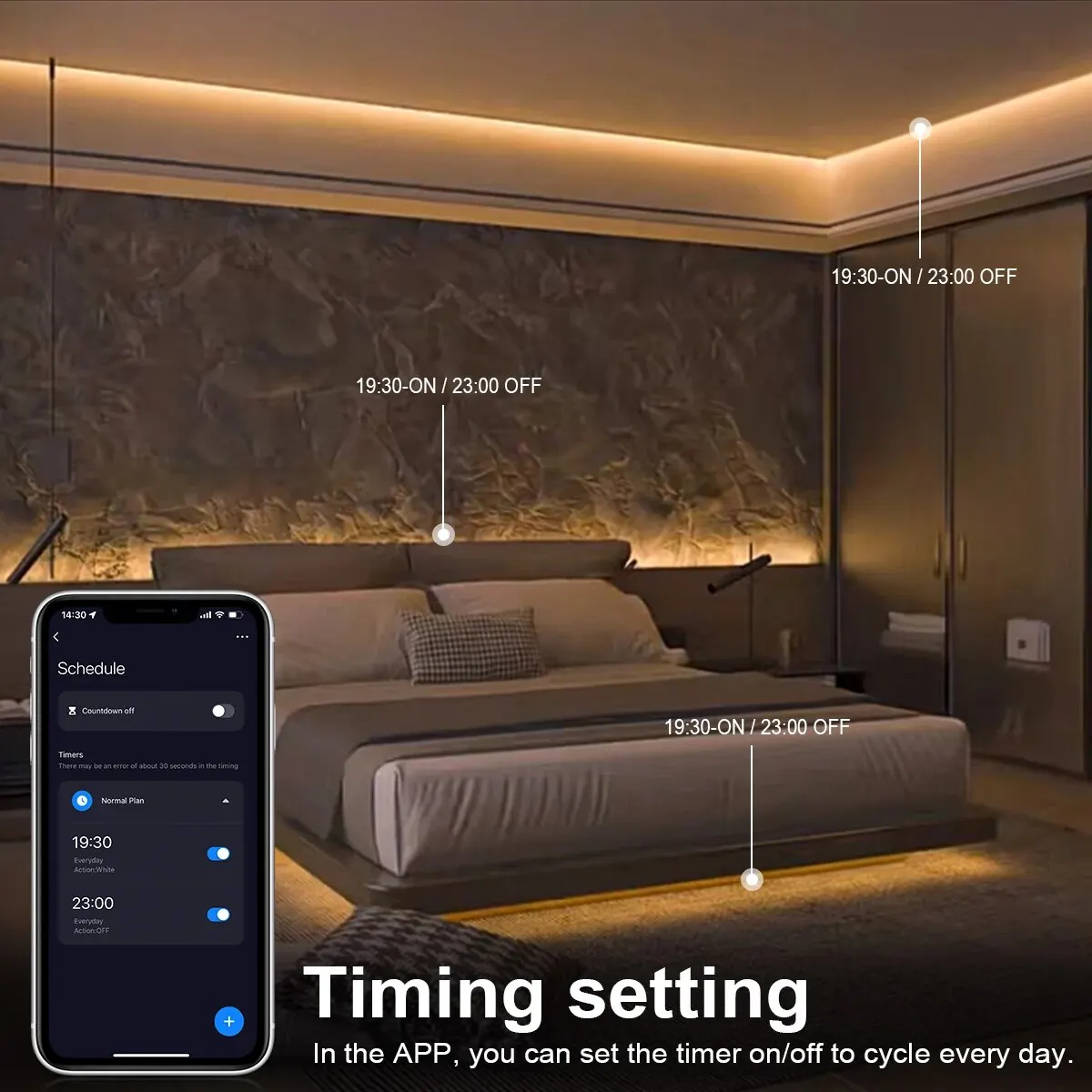 Tuya Smart COB LED Strip Light - Home Decor Free App reseña y precio