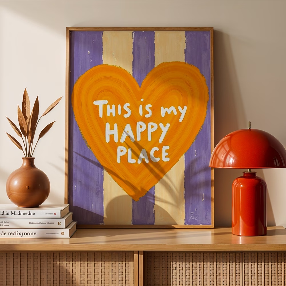 Modern,Retro This Is My Happy  - Home Decor Nepal reseña y precio