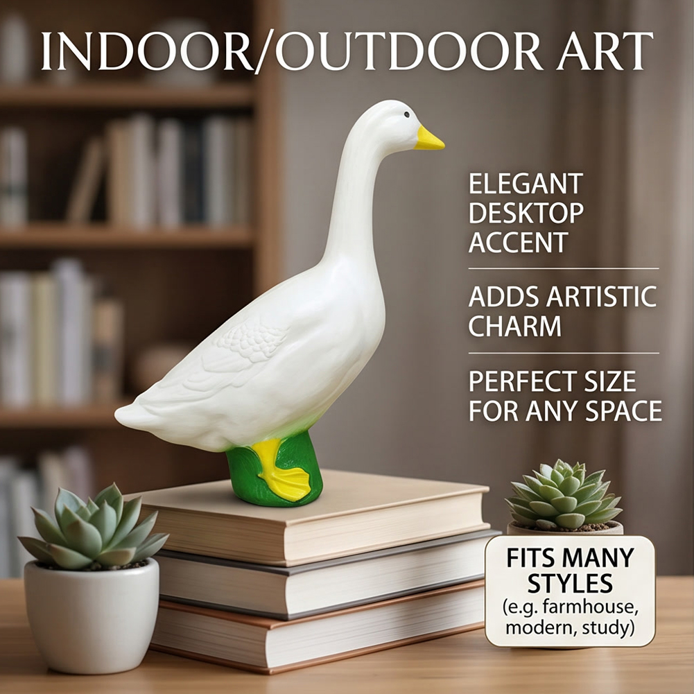 1/2Pcs 18cm Large White Goose  - Home Decor Simulator reseña y precio