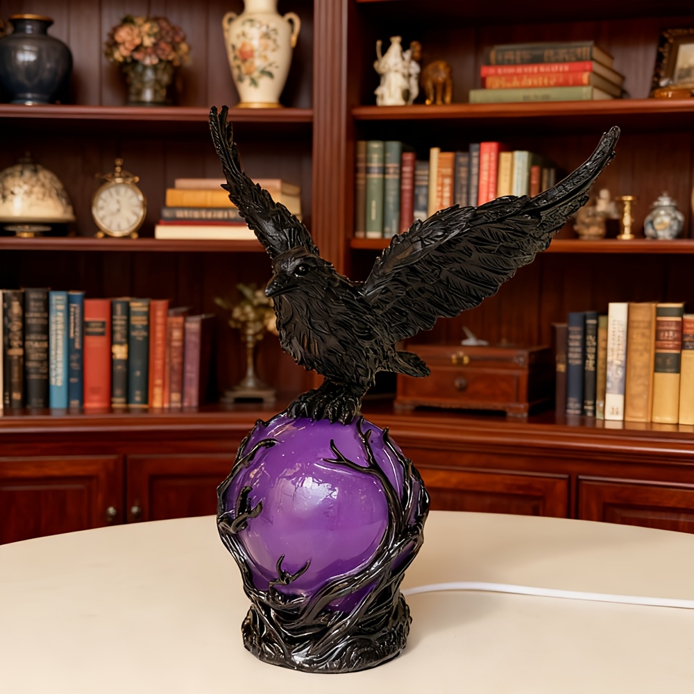 Mysterious Raven Moonlight Lam - Home Decor Outdoor reseña y precio