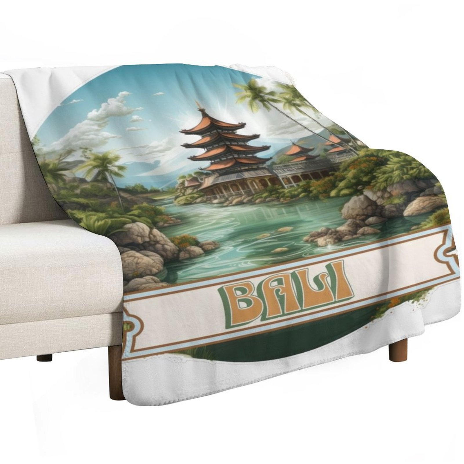Bali Indonesia Throw Blanket F - Home Decor Indonesia reseña y precio