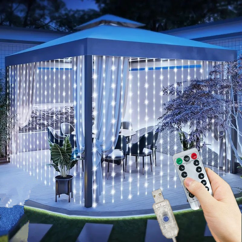 LED Garland Fairy Light Garden - String Curtain Light reseña y precio