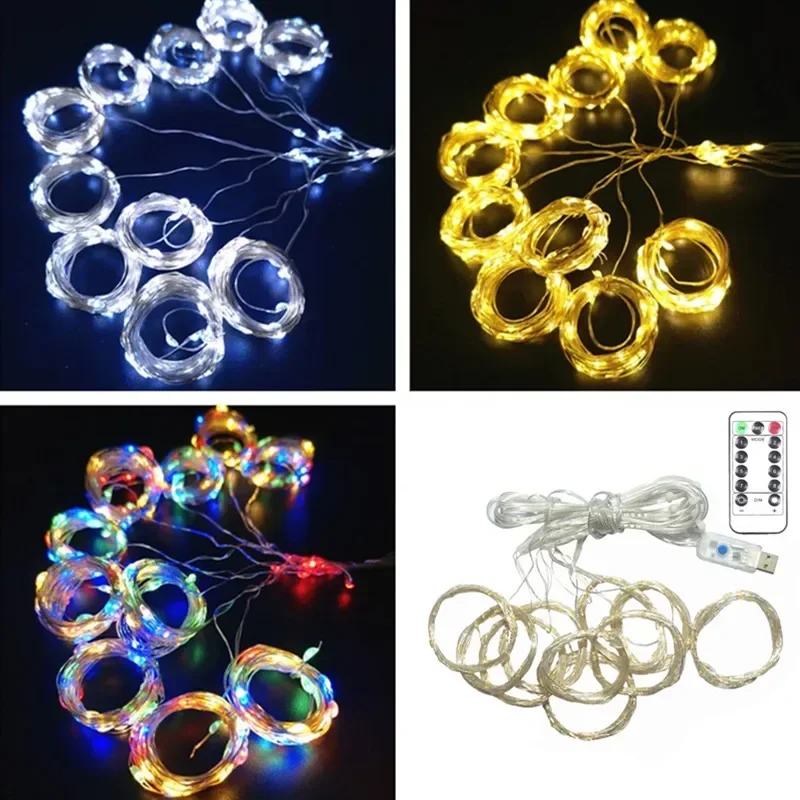 LED Garland Fairy Light Garden - String Curtain Light reseña y precio