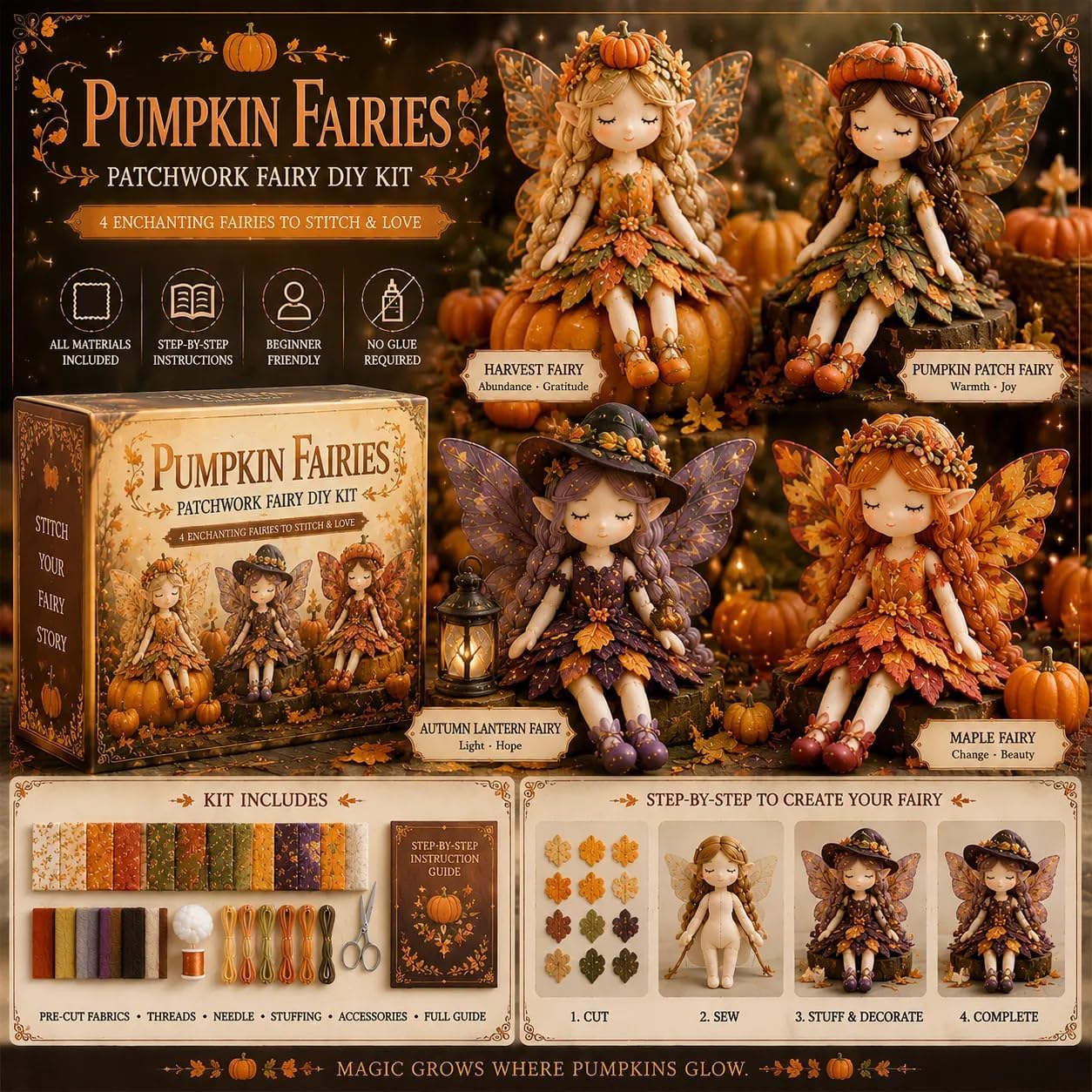 Fairy Patchwork DIY Collection - Home Decor Diy reseña y precio