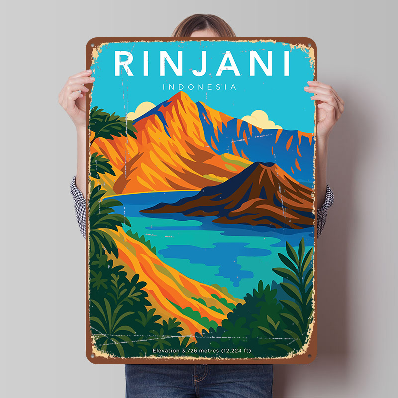 Rinjani Mountain Indonesia Tra - Home Decor Indonesia reseña y precio