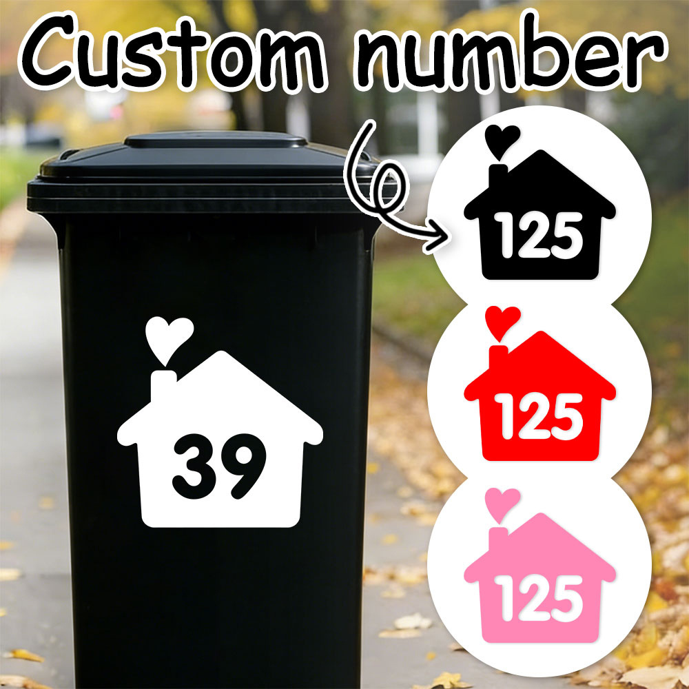 1PC/3PCS Custom House Number S - Home Decor Sticker reseña y precio