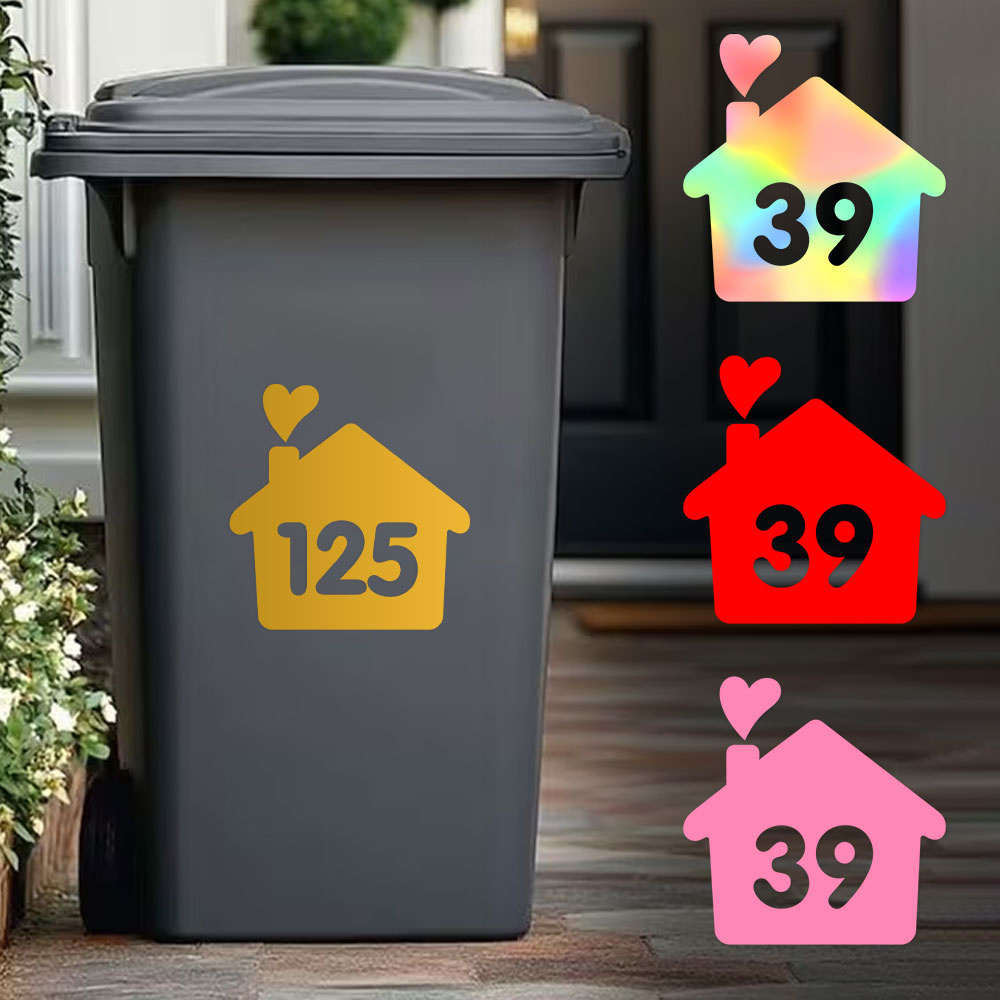 1PC/3PCS Custom House Number S - Home Decor Sticker reseña y precio