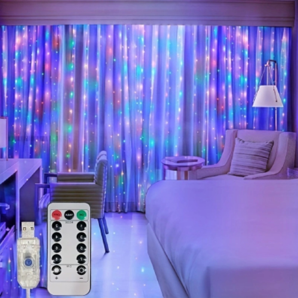 3/6m LED Curtain String Lights - String Curtain Light reseña y precio