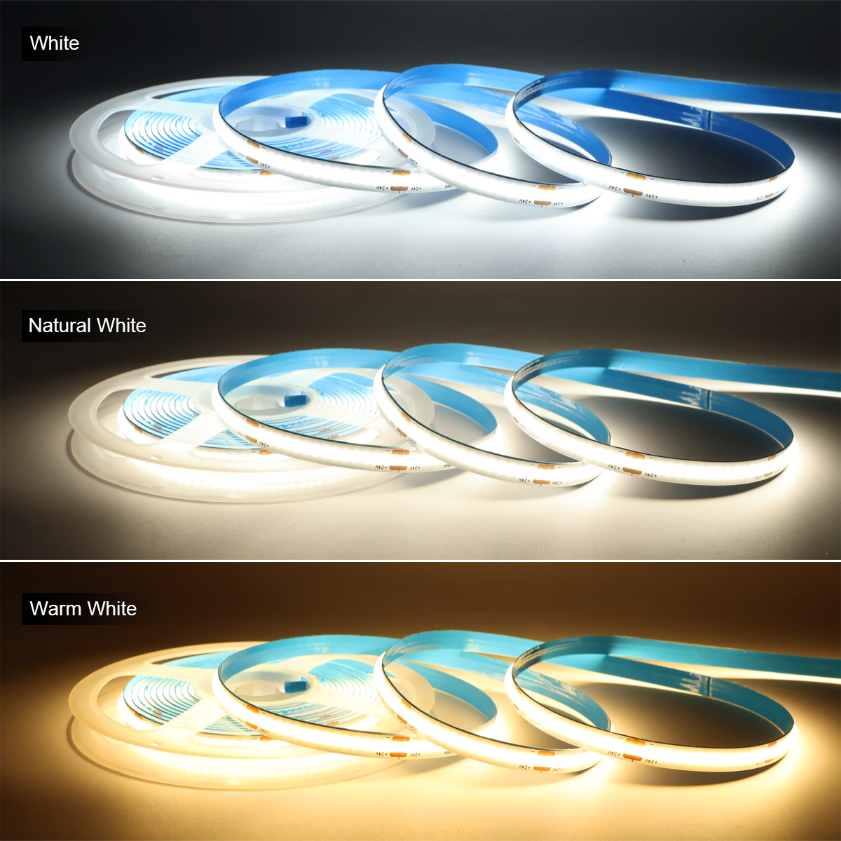 3M 5M 10M 24V COB LED Strip Li - Home Decor Free App reseña y precio