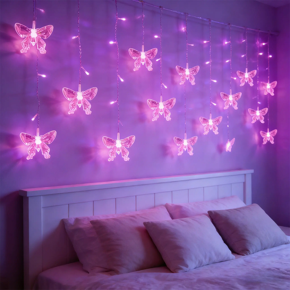 LED Butterfly Curtain String L - String Curtain Light reseña y precio
