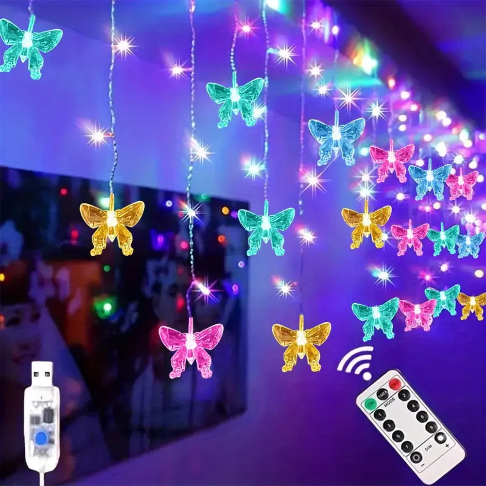LED Butterfly Curtain String L - String Curtain Light reseña y precio